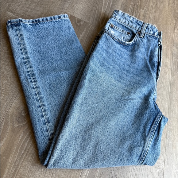Zara mom fit high waist jeans ~ size US8 - Picture 1 of 16